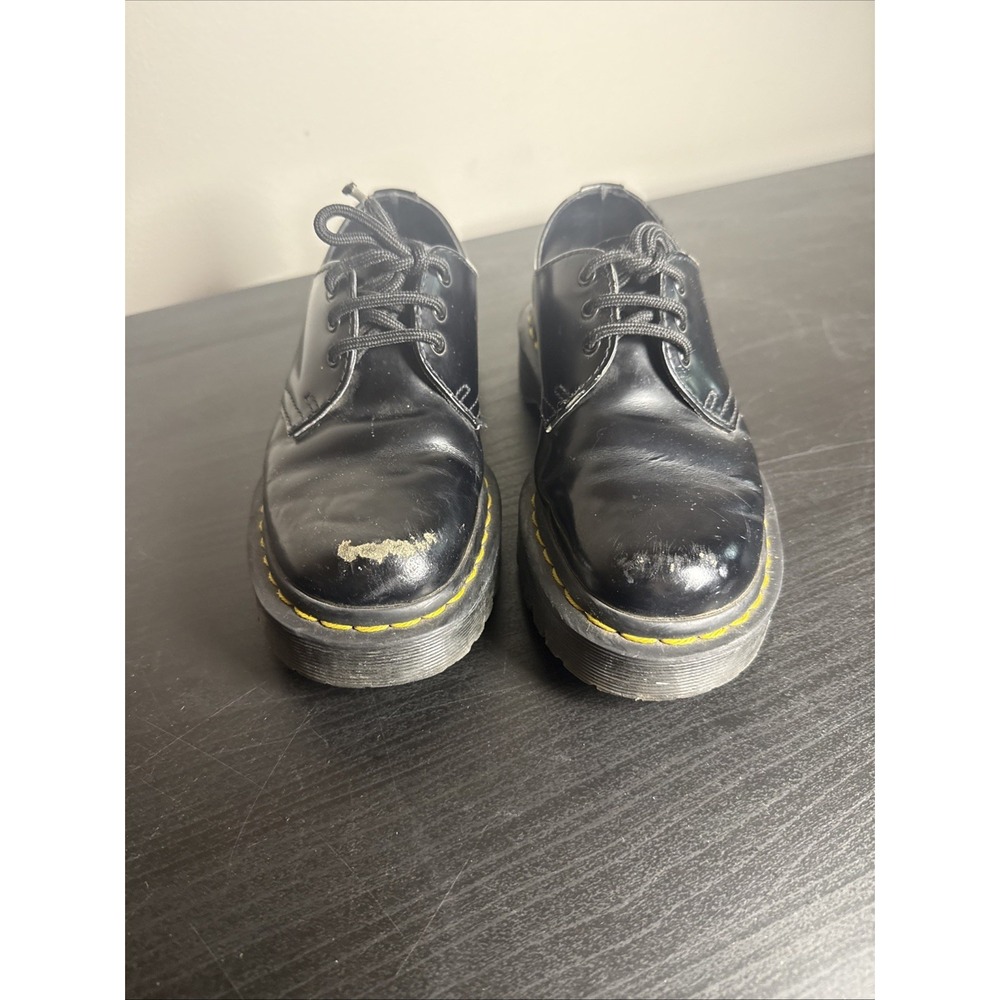 Dr. Doc Martens 1461 Women's US 5 UK 3 Made in Laos Oxfords Damage Scuff On Toe